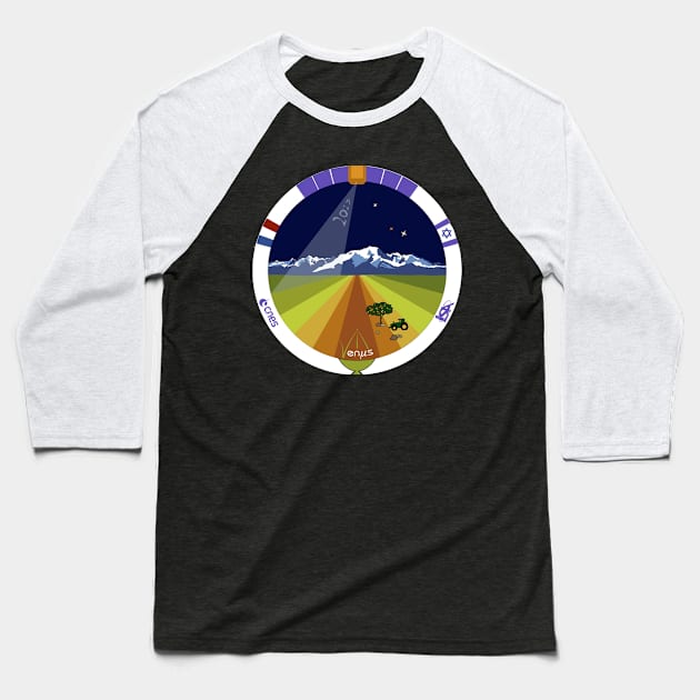 Vegetation and Environment monitoring on a New Micro-Satellite (VENµS) Baseball T-Shirt by Spacestuffplus